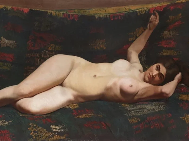 1842-Kaneyuki Hyakutake - La donna nuda - Artizon Museum